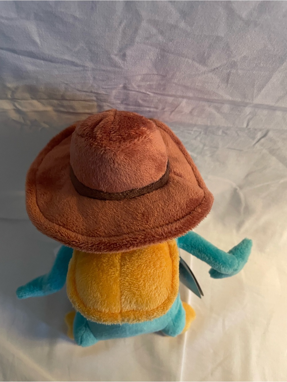 NWT Vintage Disney Plush Perry Platypus in Teal with Yellow and Orange Accents - Picture 2 of 12